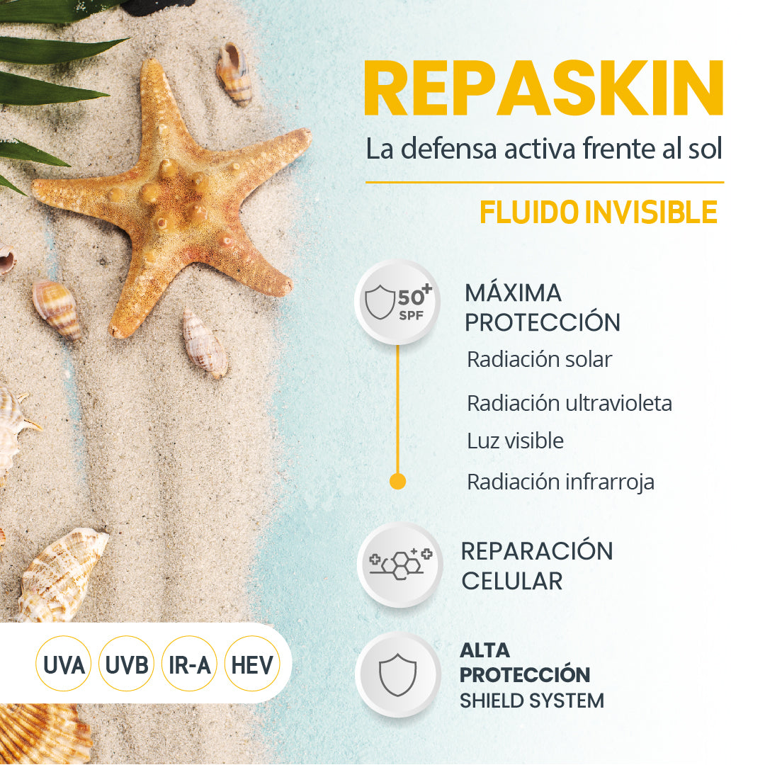REPASKIN FLUIDO INVISIBLE SPF50 *50ML