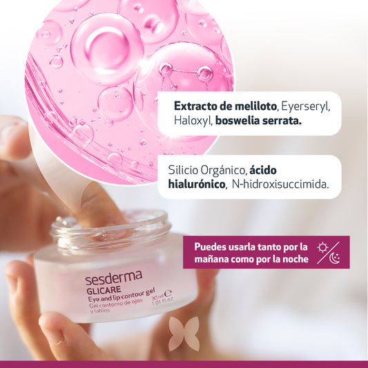 GLICARE GEL CONTORNO DE OJOS Y LABIOS * 30ML