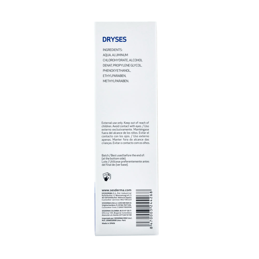 DRYSES SOLUCION ANTITRASPIRANTE *100ML