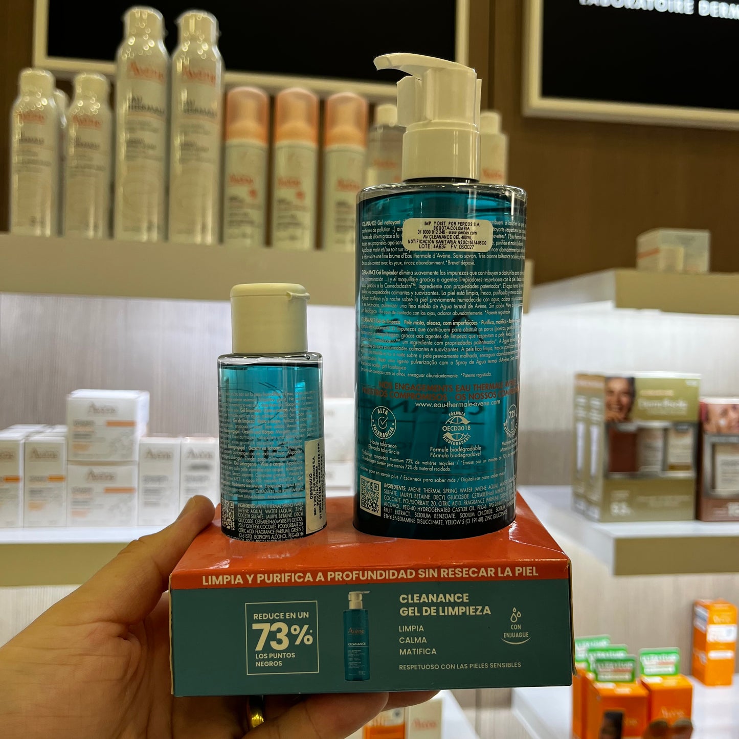 KIT AVENE CLEANANCE GEL 400ML + 100ML (GRATIS)