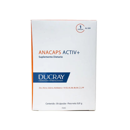 DUCRAY ANACAPS ACTIV+ CAJA *30 CAPSULAS