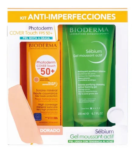 KIT PHOTODERM COVER TOUCH CLAIRE + SEBIU