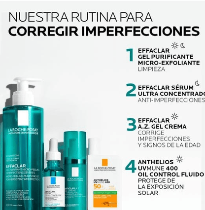 EFFACLAR AZ GEL CREMA ANTI-IMPERFECCIONES *40ML