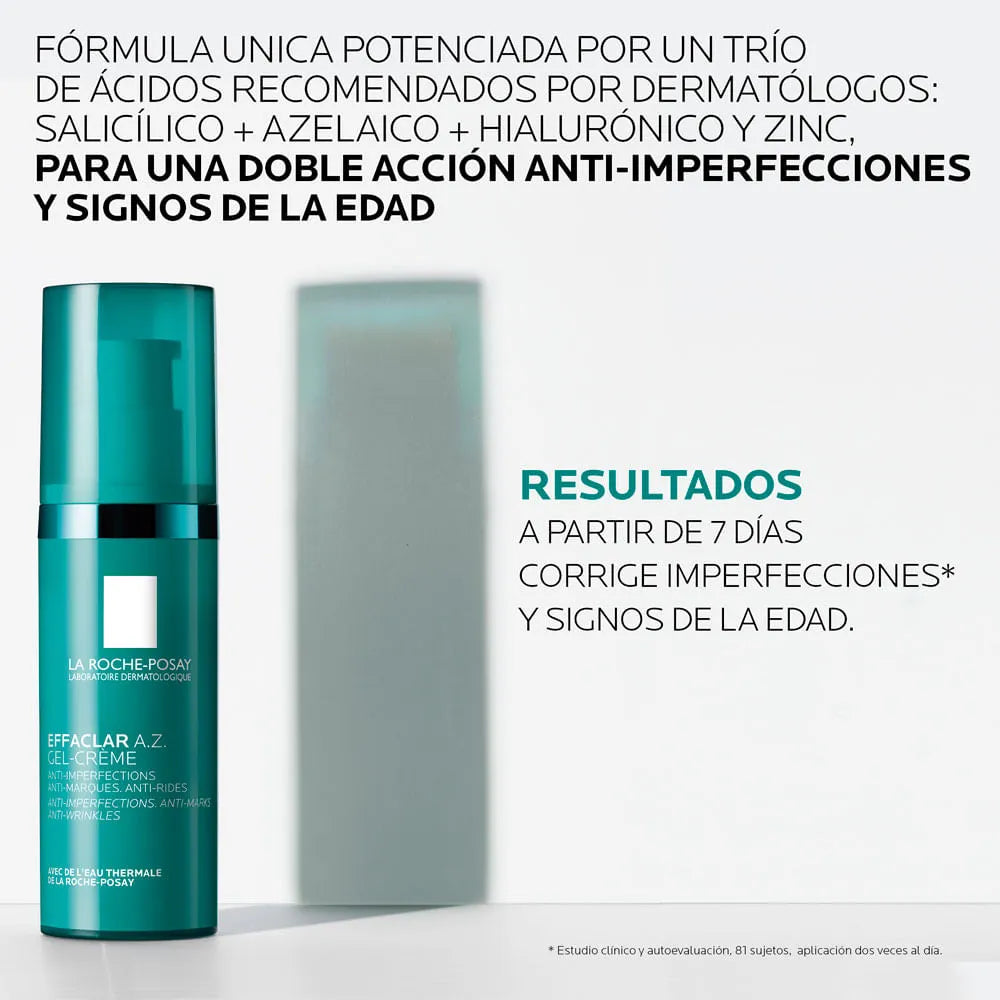 EFFACLAR AZ GEL CREMA ANTI-IMPERFECCIONES *40ML
