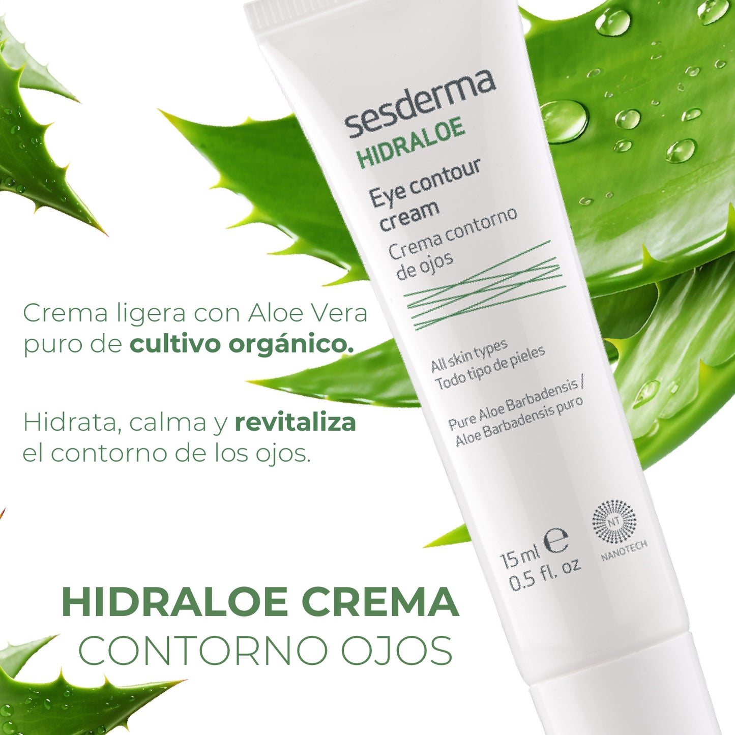HIDRALOE CREMA CONT OJOS *15ML