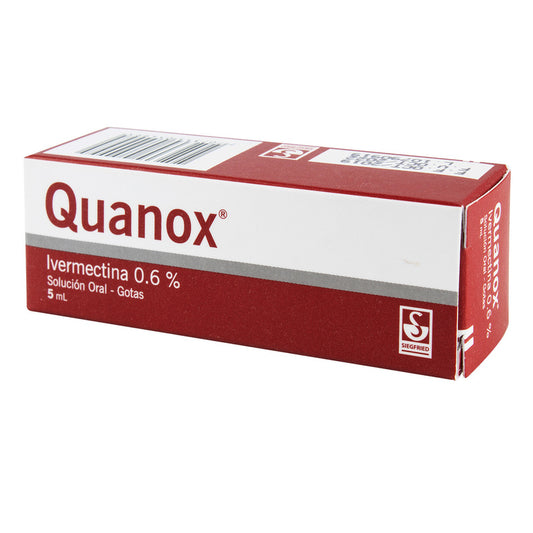 QUANOX GOTAS 0.6% * 5ML