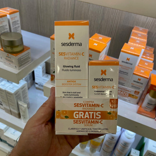 KIT SESVITAMIN-C RADIANCE FLUIDO LUMINOSO + (GRATIS) SERUM LIPOSOMADO