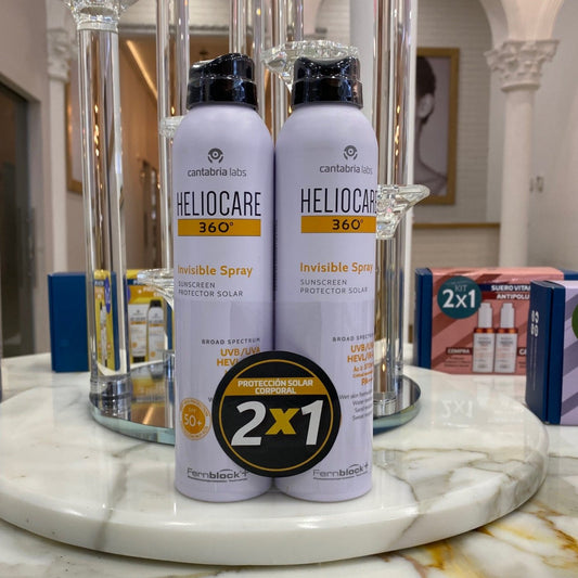 KIT HELIOCARE 360 SPRAY INVISIBLE *200ML 2X1