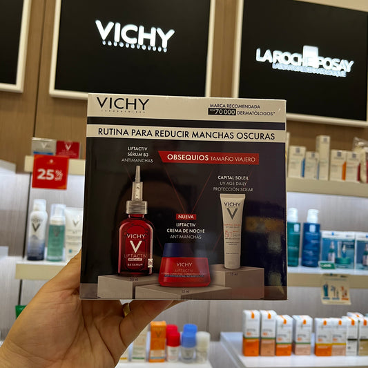 KIT LIFTACTIV SPECIALIST B3 SERUM + (GRATIS) CREMA DE NOCHE MINI + (GRATIS) CAPITAL UV AGE DAILY MINI