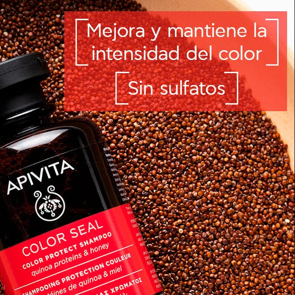 KIT APIVITA COLOR SEAL SHAMPOO + ACONDICICIONADOR (GRATIS)