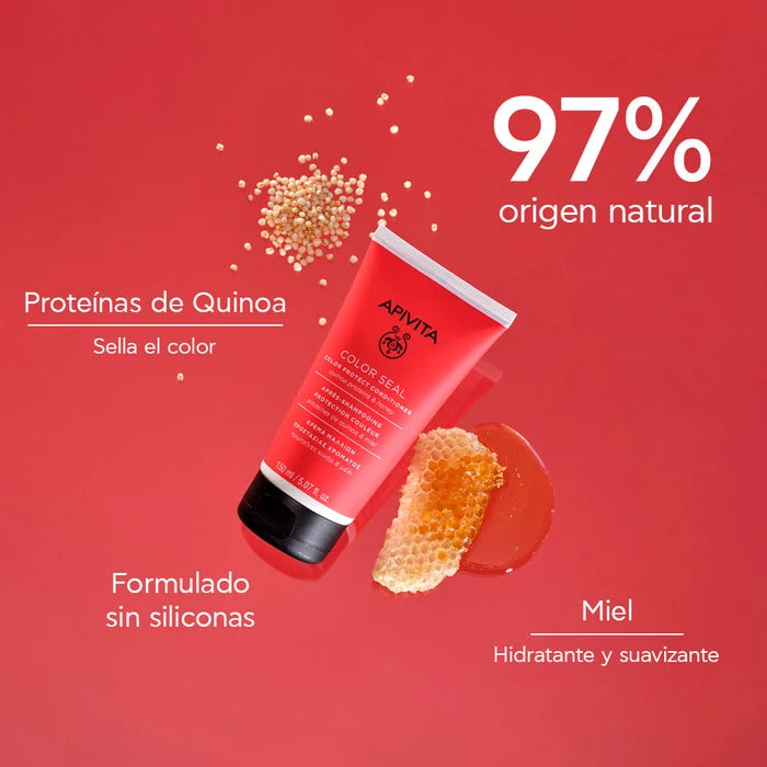 KIT APIVITA COLOR SEAL SHAMPOO + ACONDICICIONADOR (GRATIS)