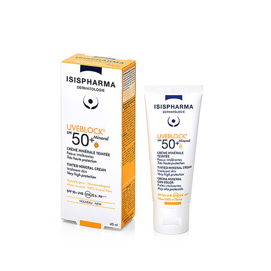 UVEBLOCK MINERAL TINTED SPF50 *40ML