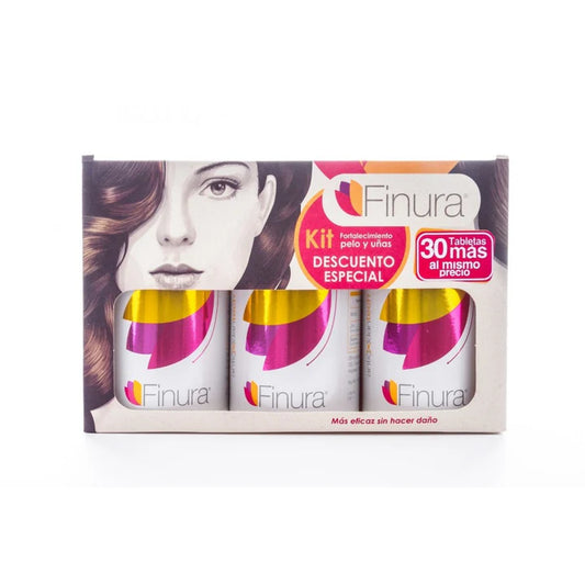 KIT FINURA TABLETAS *3 FRASCOS